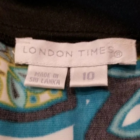 BOGO London Times Abstract Floral Dress Size 10 - Picture 5 of 8